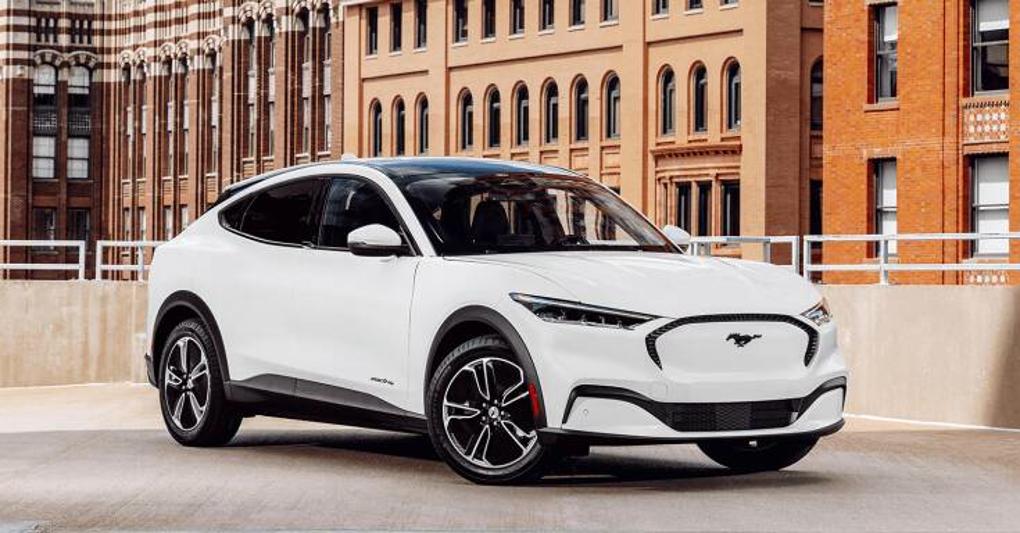 Show me a picture of the new mustang suv discount